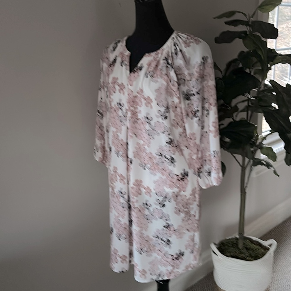 KATHERINE BARCLAY FLORAL PRINT DRESS